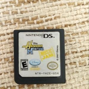 Hanna Montana Music Jam/ Nintendo DS Game Cartridge